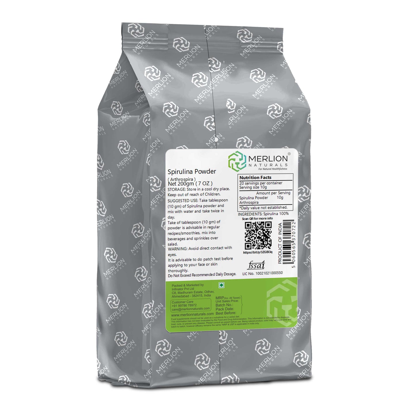 Merlion Naturals Spirulina Powder
