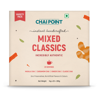 Buy Chai Point Mixed Classics -â‚¬â€œ Instant Chai Variety Pack from DrMediCart