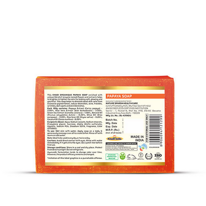 Khadi Organique Papaya Soap