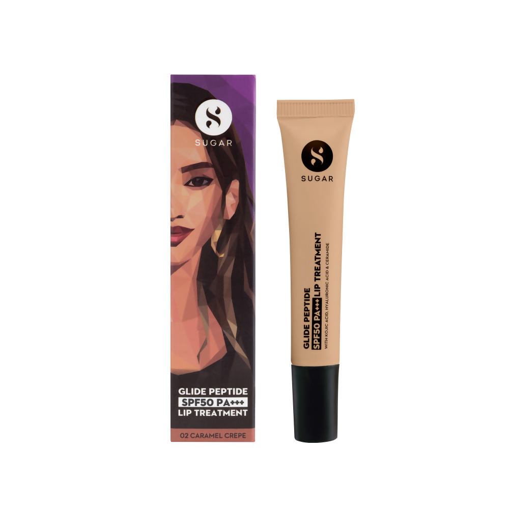 SUGAR Glide Peptide SPF50 PA+++ Lip Treatment - 02 Caramel Crepe