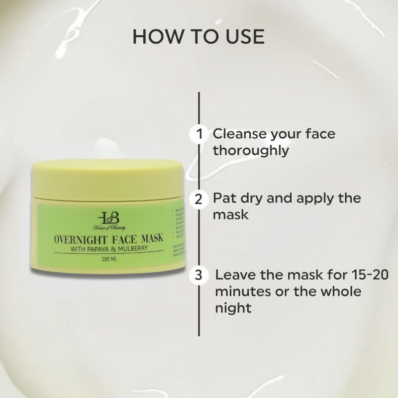 House of Beauty Overnight Face Mask