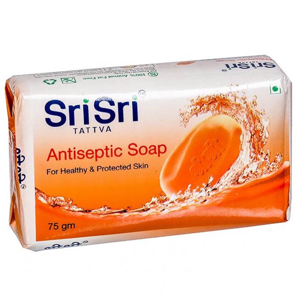 Buy Sri Sri Tattva Antiseptic Soap - 75gm from DrMediCart, Ship from India to USA