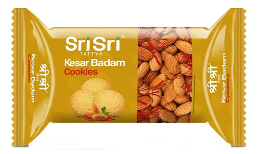 Buy Sri Sri Tattva Kesar Badam Cookies from DrMediCart, Ship from India to USA