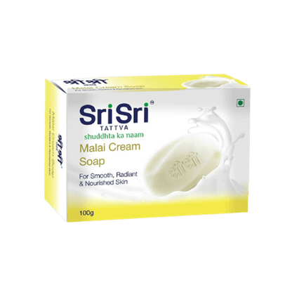 Buy Sri Sri Tattva Malai Cream Soap - 100gm from DrMediCart, Ship from India to USA