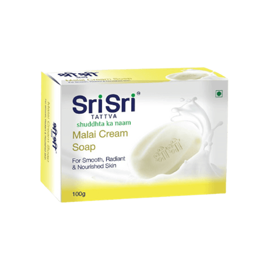 Buy Sri Sri Tattva Malai Cream Soap - 100gm from DrMediCart, Ship from India to USA