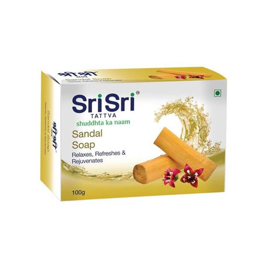 Buy Sri Sri Tattva Sandal Soap - 100gm from DrMediCart, Ship from India to USA