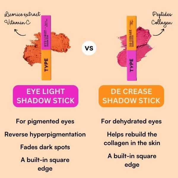 Type Beauty De Crease Eye Shadow Stick - Copper Crush 702