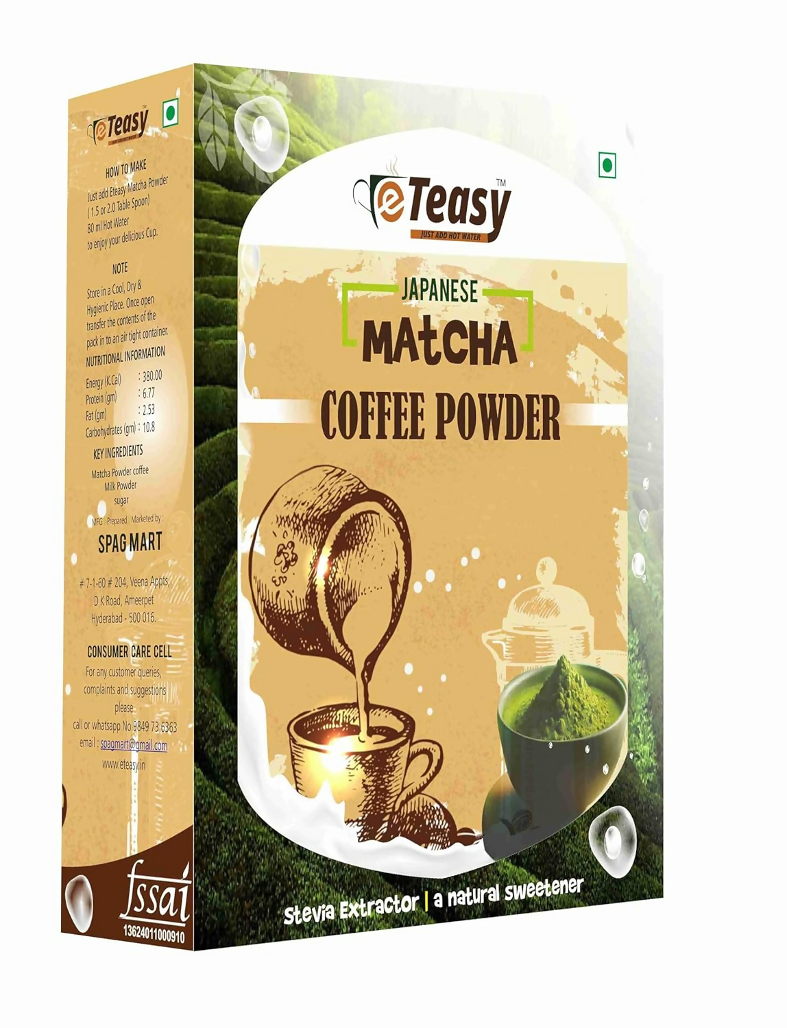 Buy Eteasy Japanese Matcha Coffee Powder from DrMediCart