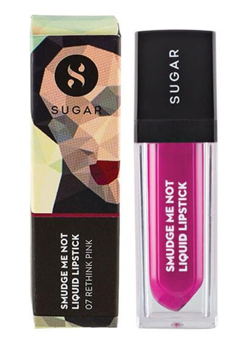 Buy Sugar Smudge Me Not Liquid Lipstick - Rethink Pink (Fuchsia) from DrMediCart, Ship from India to USA