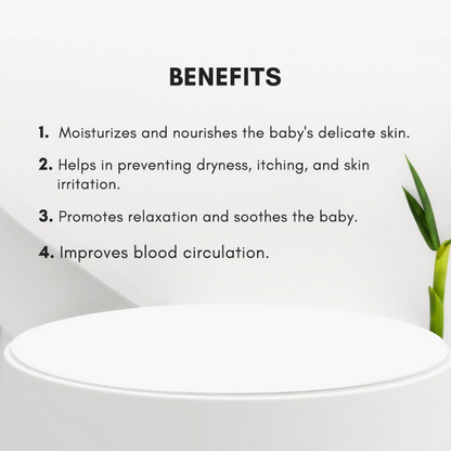 The Eco Mama Baby Massage Oil Infused With Desi Ghee, Mulethi Oil & Chamomile
