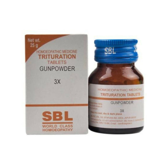 Buy SBL Homeopathy Gunpowder Trituration Tablets from DrMediCart, Ship from India to USA
