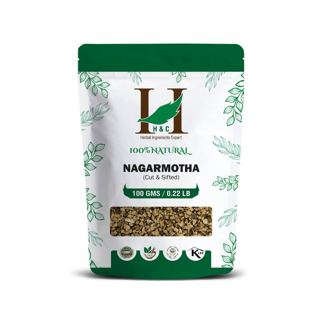 H&C Herbal Nagarmotha Leaves Cut & Shifted Herbal Tea Ingredient