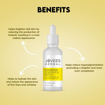 Jovees 5% Glycolic Acid Brightening Skin Serum