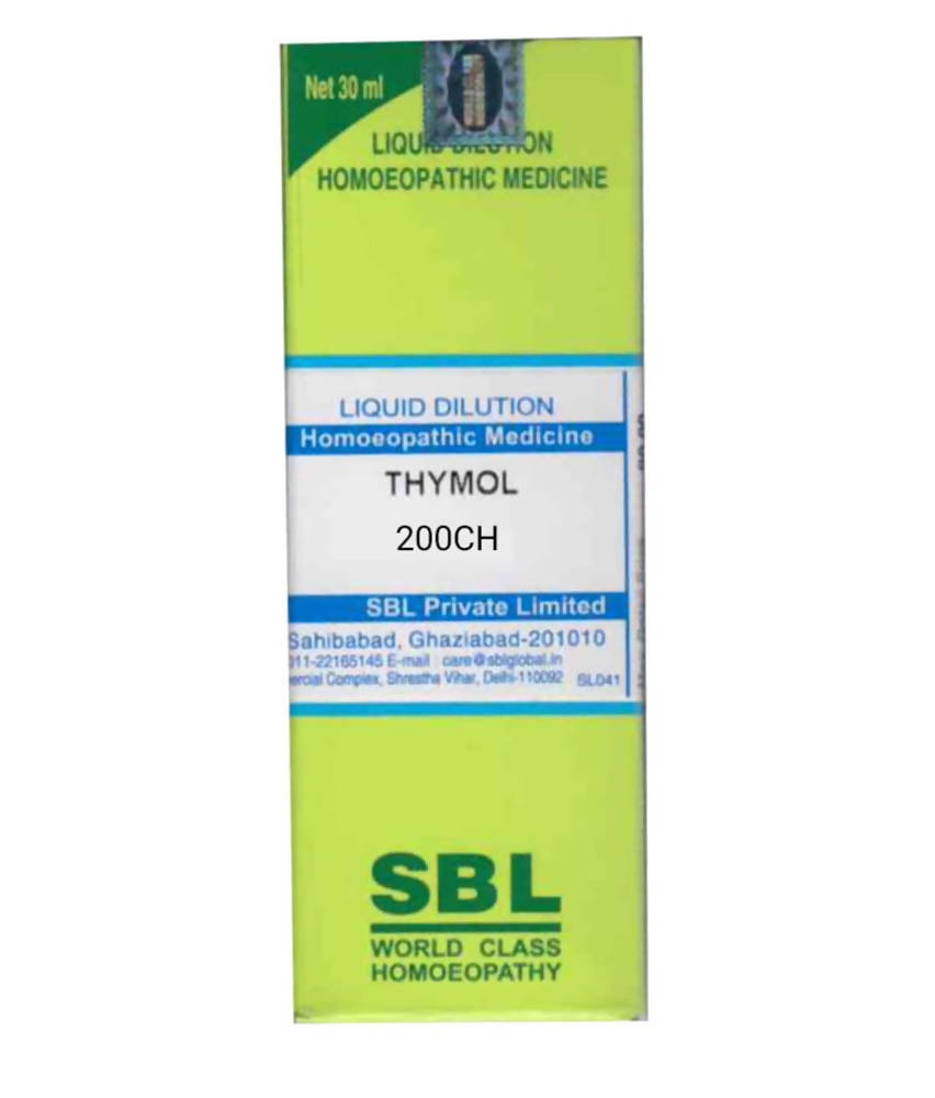 SBL Homeopathy Thymol Dilution - Limited Time Offer