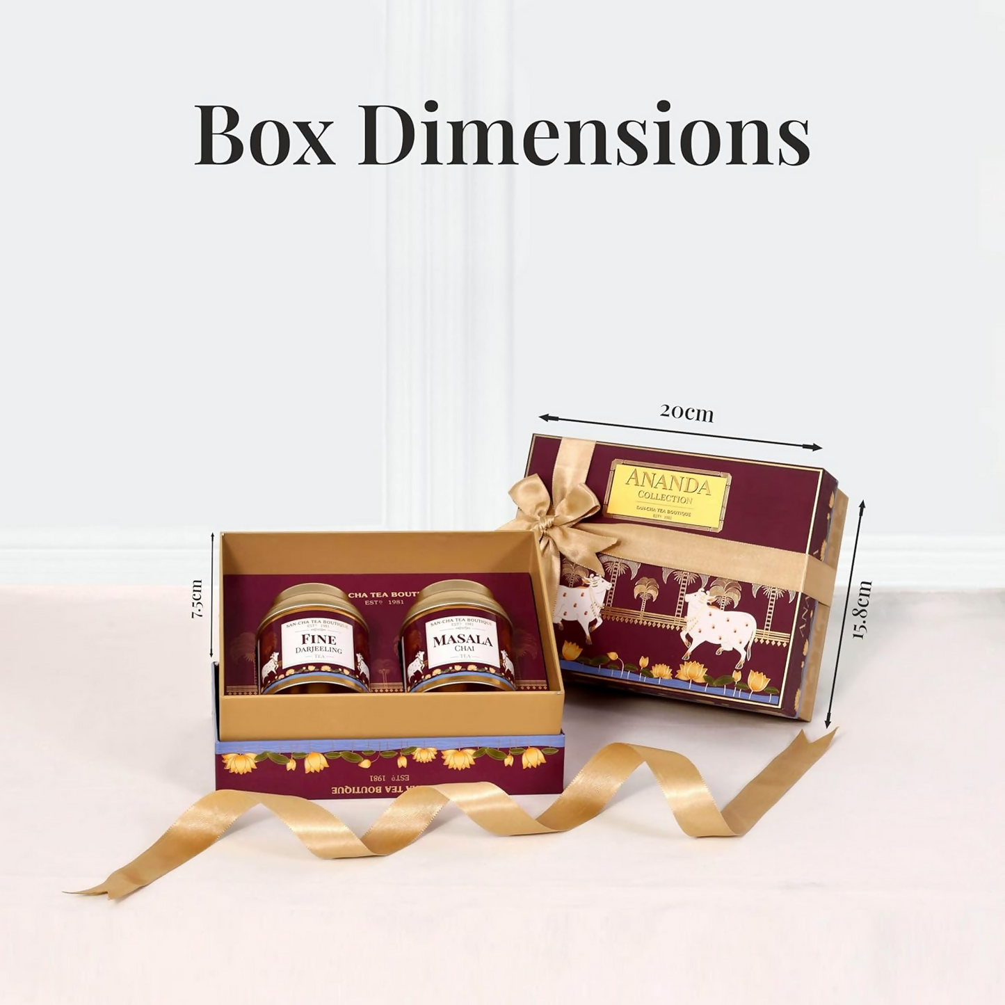 SAN-CHA Tea Boutique Ananda Collection Tea Gift Box