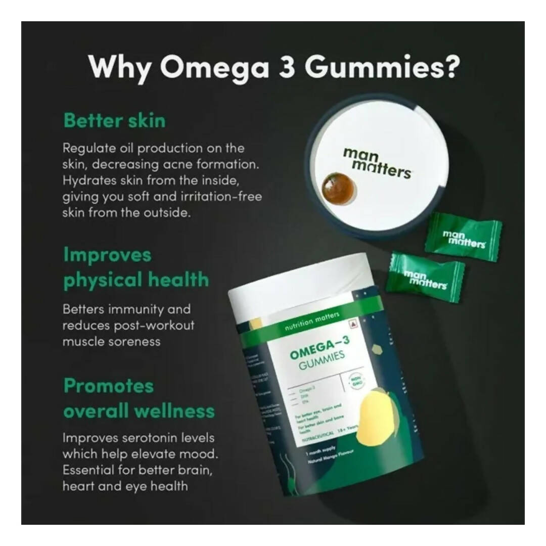 Man Matters Omega 3 Gummies - DrMediCart