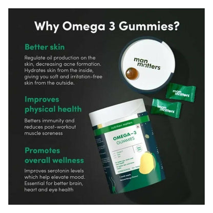 Man Matters Omega 3 Gummies - DrMediCart