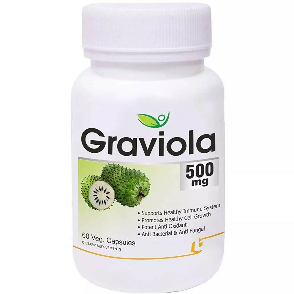 Buy Biotrex Graviola 500mg Veg Capsules from DrMediCart, Ship from India to USA