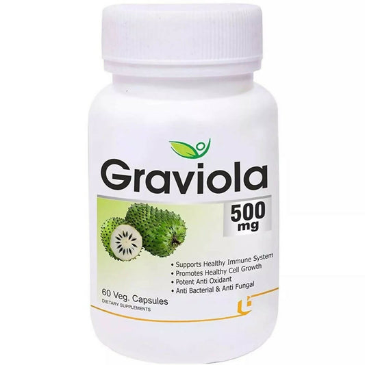 Buy Biotrex Graviola 500mg Veg Capsules from DrMediCart, Ship from India to USA