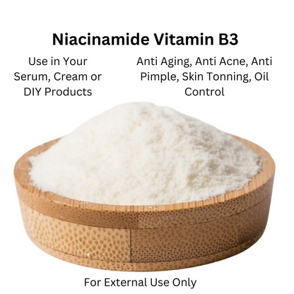 Urbaano Herbal Niacinamide Powder (Vitamin B3) For Making DIY Lotion, Cream, Serum & Skin Care