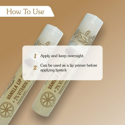 Bake 2% Vitamin C Vanilla Lip Balm Oil