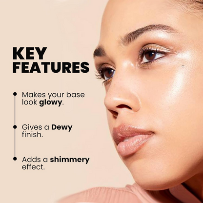 MARS Cosmetics Illuminati Base Dewy Primer With Highlighter - Gold