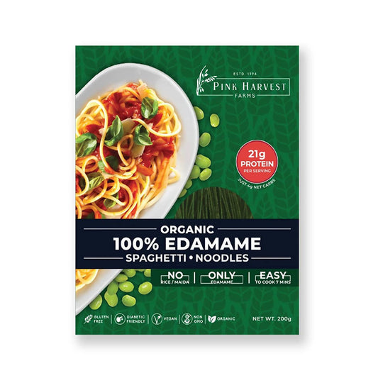 Buy Pink Harvest Organic 100% Edamame Spaghetti Noodles from DrMediCart, Ship from India to USA