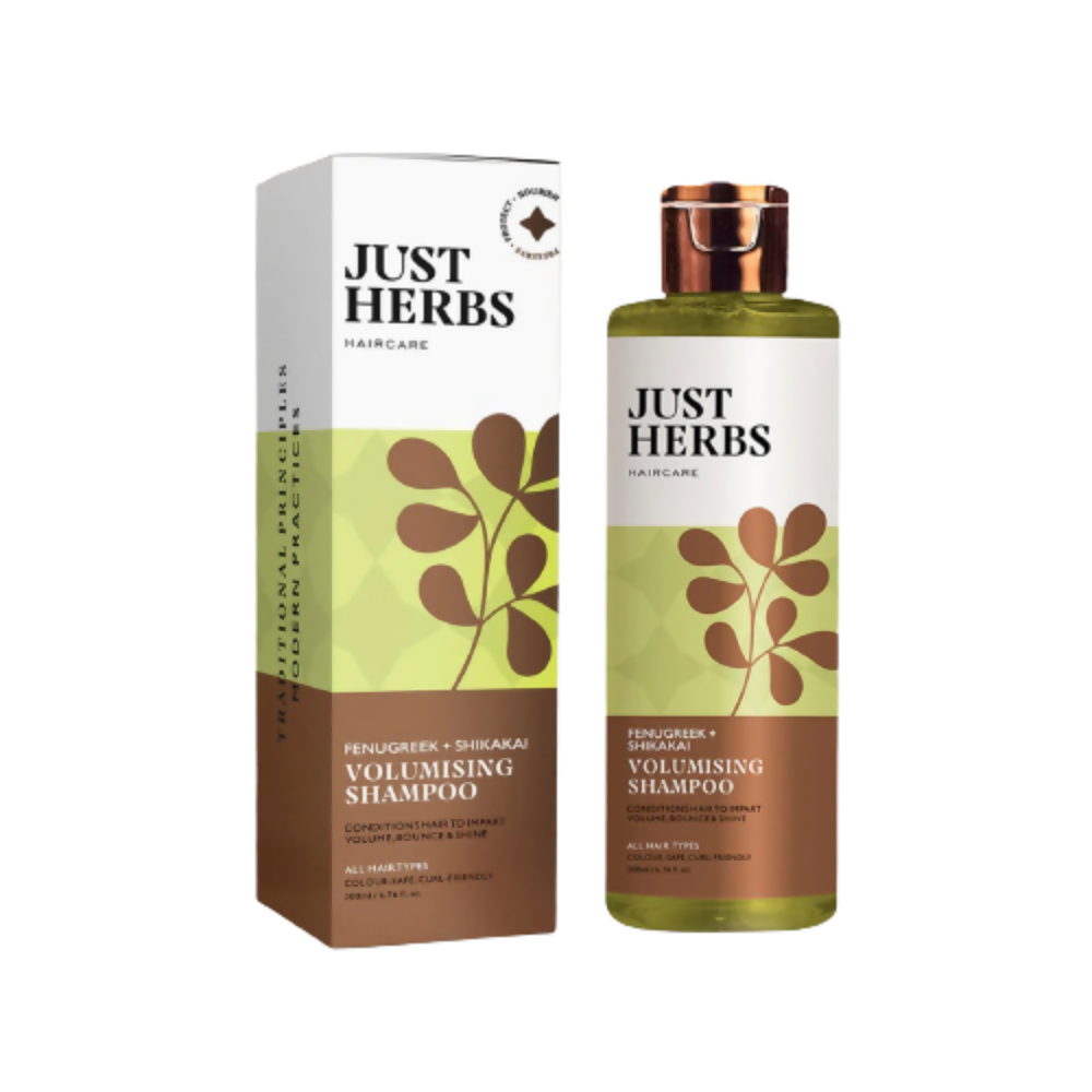 Buy Just Herbs Volumising Shampoo With Fenugreek and shikakai from DrMediCart, Ship from India to USA