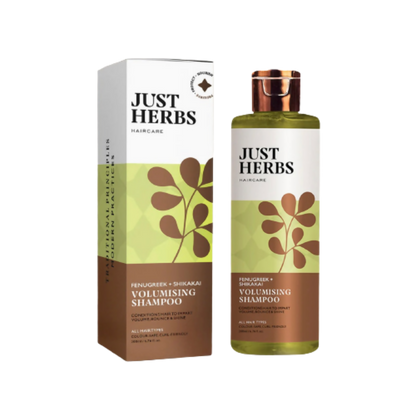 Buy Just Herbs Volumising Shampoo With Fenugreek and shikakai from DrMediCart, Ship from India to USA