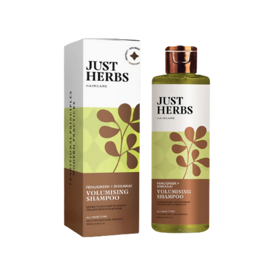 Buy Just Herbs Volumising Shampoo With Fenugreek and shikakai from DrMediCart, Ship from India to USA