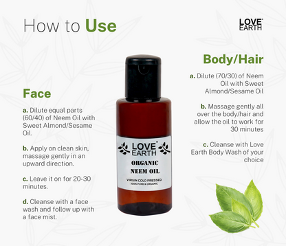Love Earth Organic Neem Oil