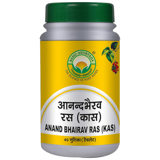 Buy Basic Ayurveda Anand Bhairav Ras (Kas) Tablet from DrMediCart, Ship from India to USA