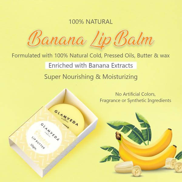 Glamveda Banana Lip Balm