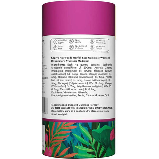Buy Kapiva Ayurveda Hairfall Ease Gummies For Women from DrMediCart, Ship from India to USA