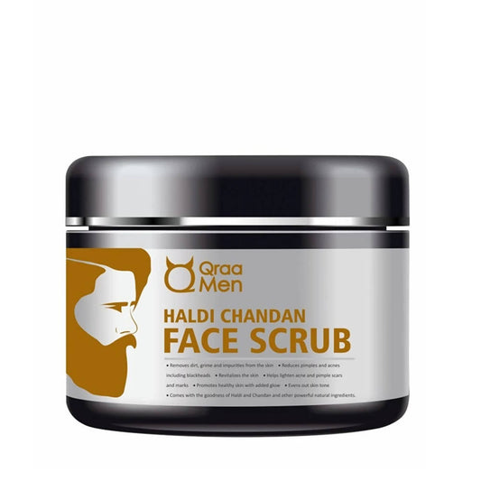 Buy Qraa Men Haldi Chandan Face Scrub from DrMediCart, Ship from India to USA