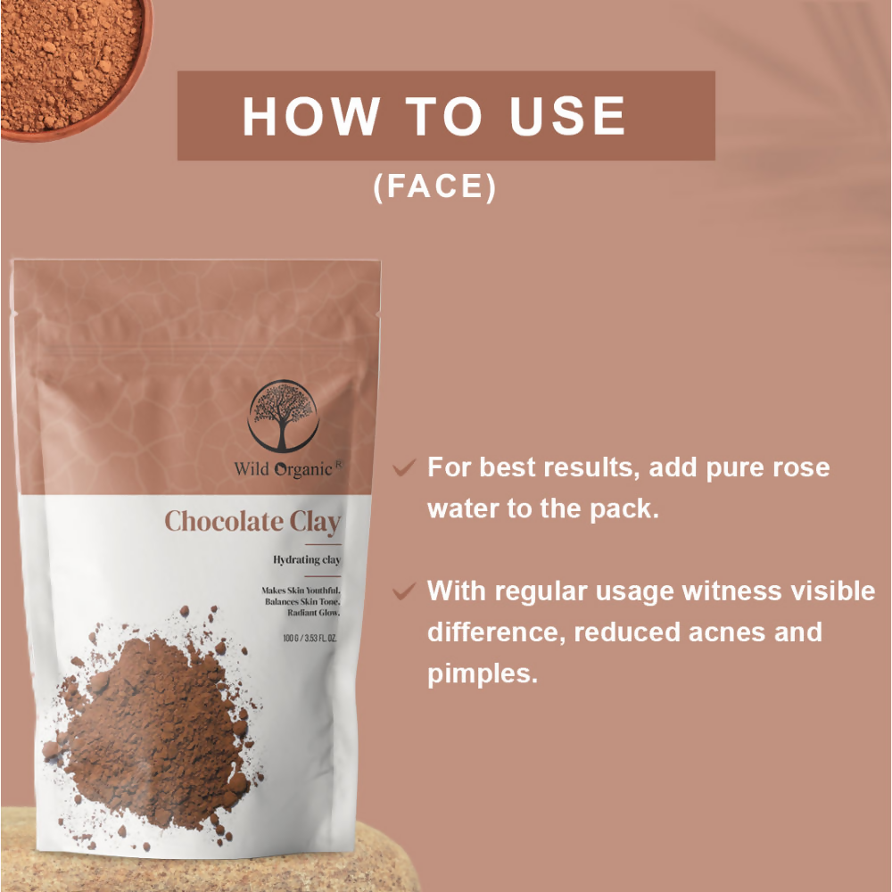 Wild Organic Chocolate Hydrating Clay Powder