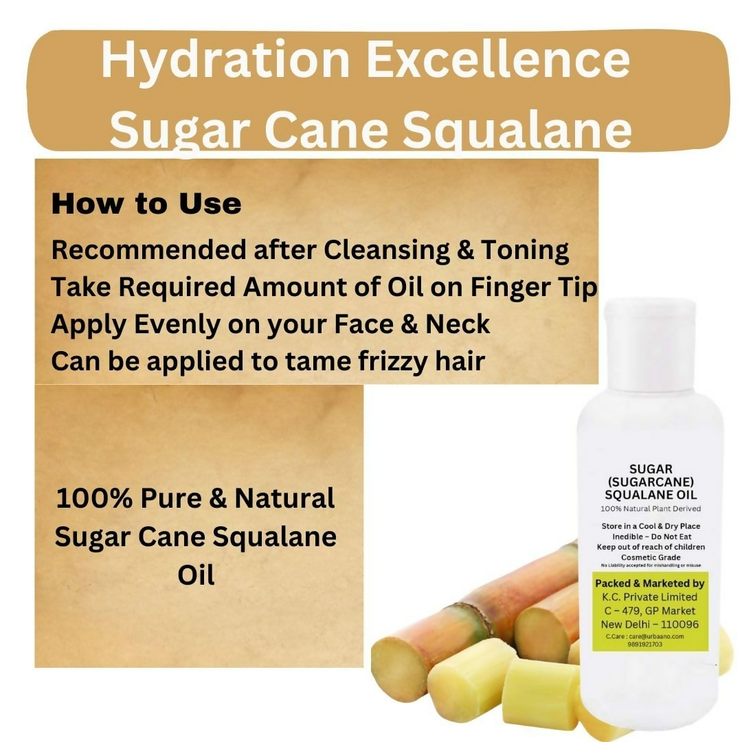 Urbaano Herbal 100% Natural Sugar Cane Squalane Face Oil
