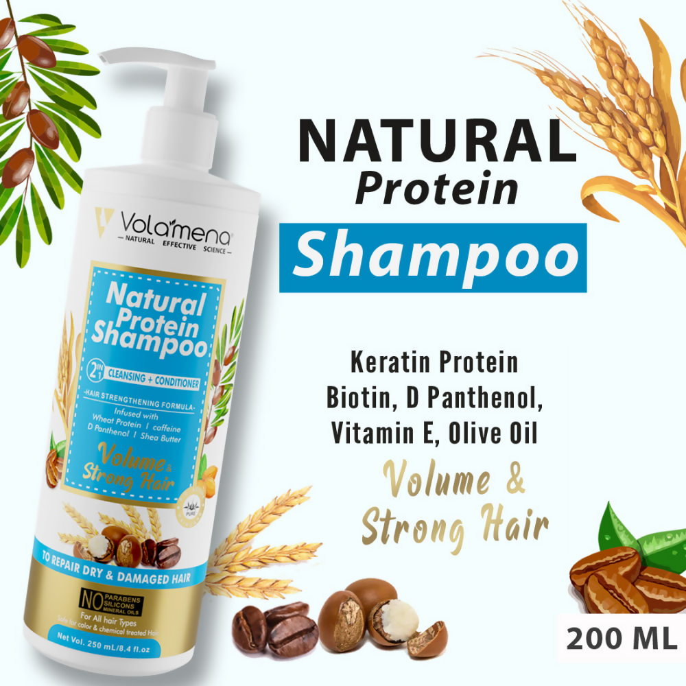 Volamena Natural Protein 2 In 1 Hair Shampoo