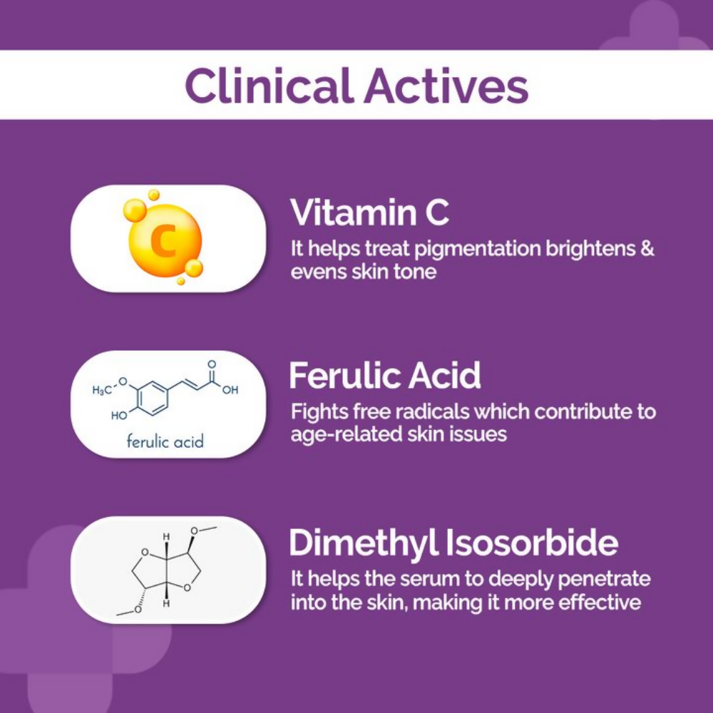 The Derma Co 5% Vitamin C Daily Face Serum With Ferulic Acid & Multivitamin