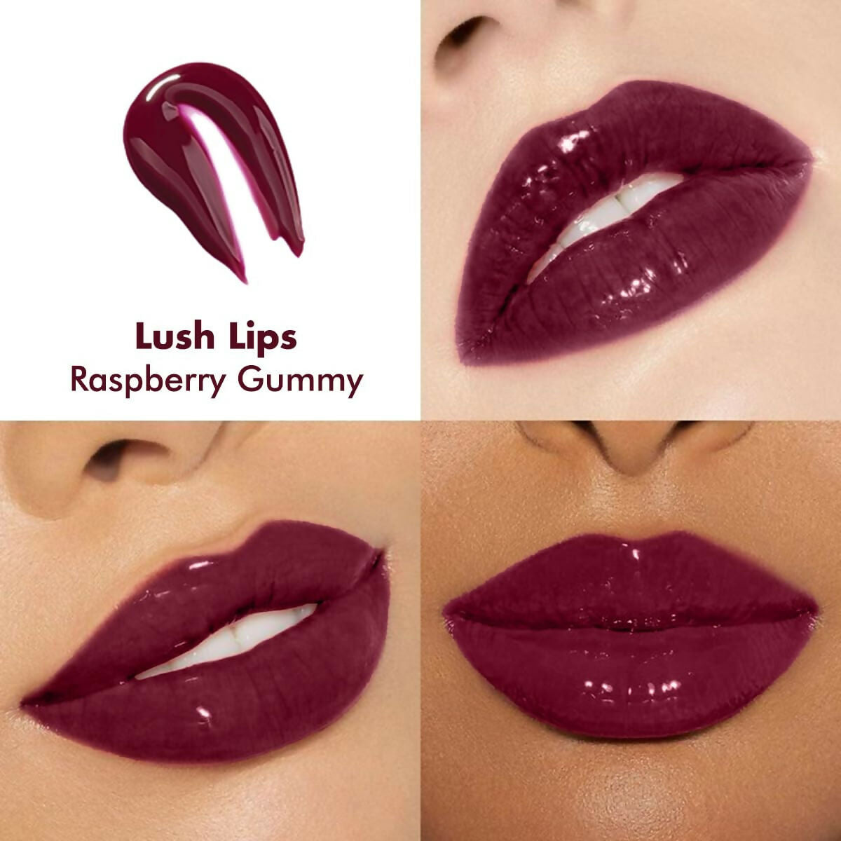 Conscious Chemist Peptide Lip Balm, Lush Lips with SPF15 - Raspberry Gummy