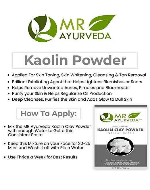MR Ayurveda Kaolin Clay Powder