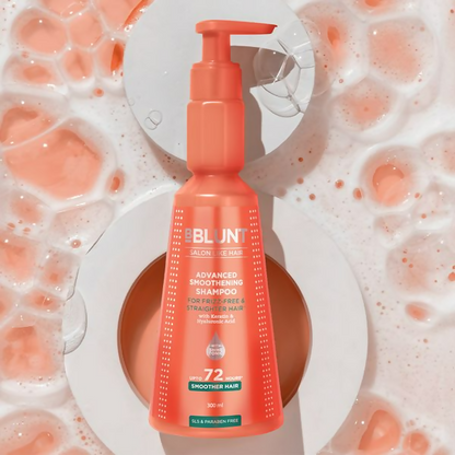 BBlunt Advanced Smoothening Shampoo with Keratin & Hyaluronic Acid