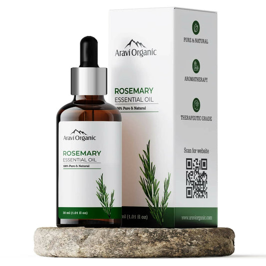 Buy Aravi Organic Rosemary Essential Oil for Hair Growth, Anti Hair Fall from DrMediCart, Ship from India to USA