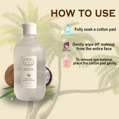 Juice To Cleanse Calming Clean Water