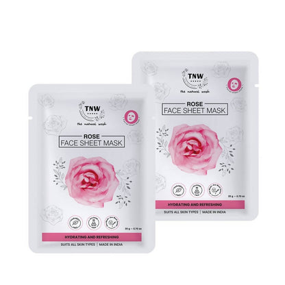The Natural Wash Rose Face Sheet Mask