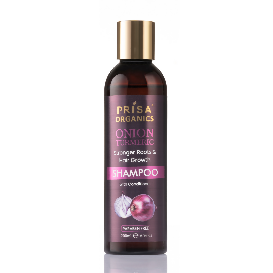 Buy Prisa Organics Onion & Turmeric Shampoo from DrMediCart, Ship from India to USA