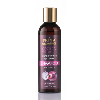 Buy Prisa Organics Onion & Turmeric Shampoo from DrMediCart, Ship from India to USA