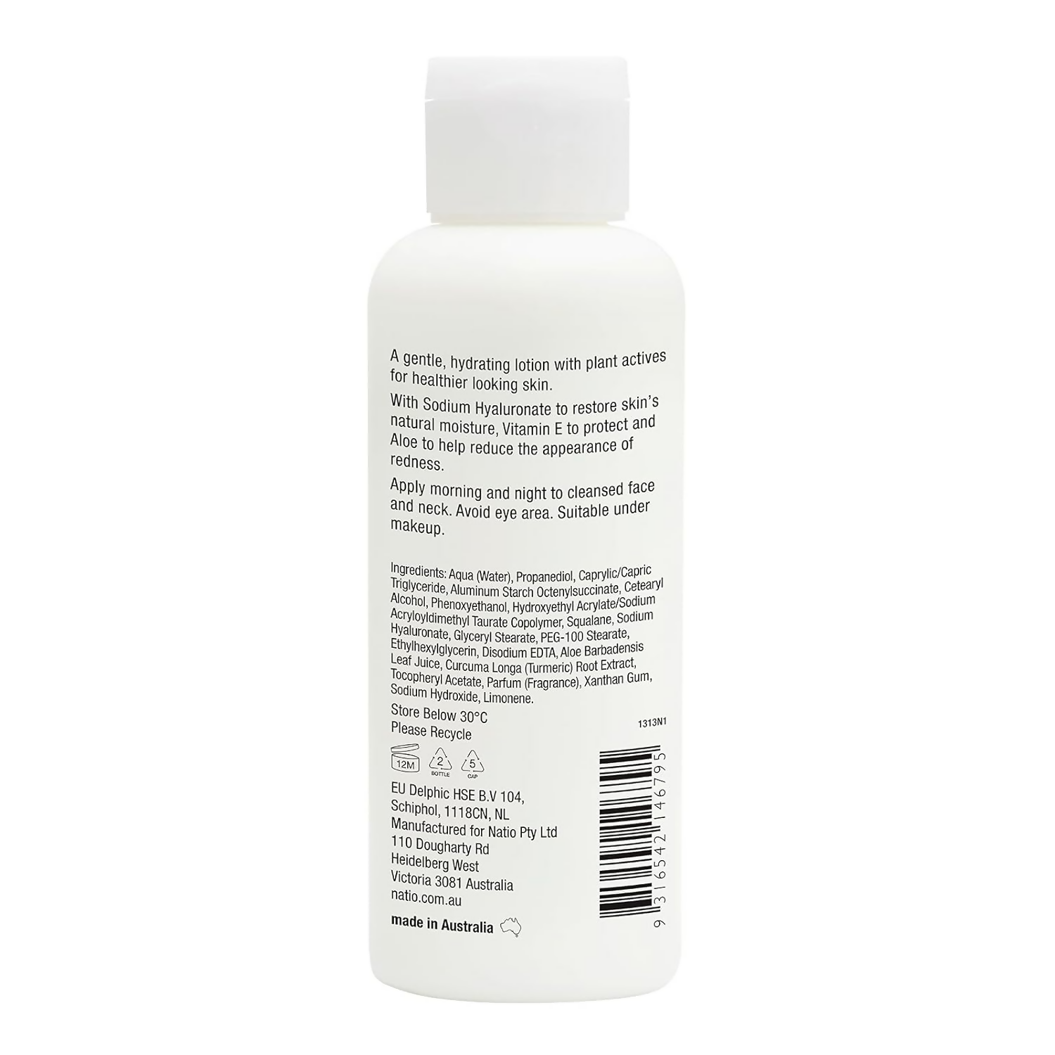 Natio Clear Shine Control Face Moisturiser