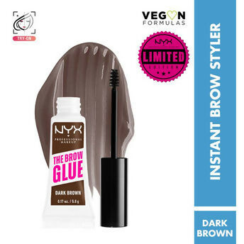 NYX Professional Makeup The Brow Glue Instant Long -Hold Eyebrow Styler  - Brown