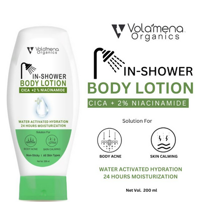 Volamena Cica & Niacinamide In-Shower Body Lotion With Aloevera